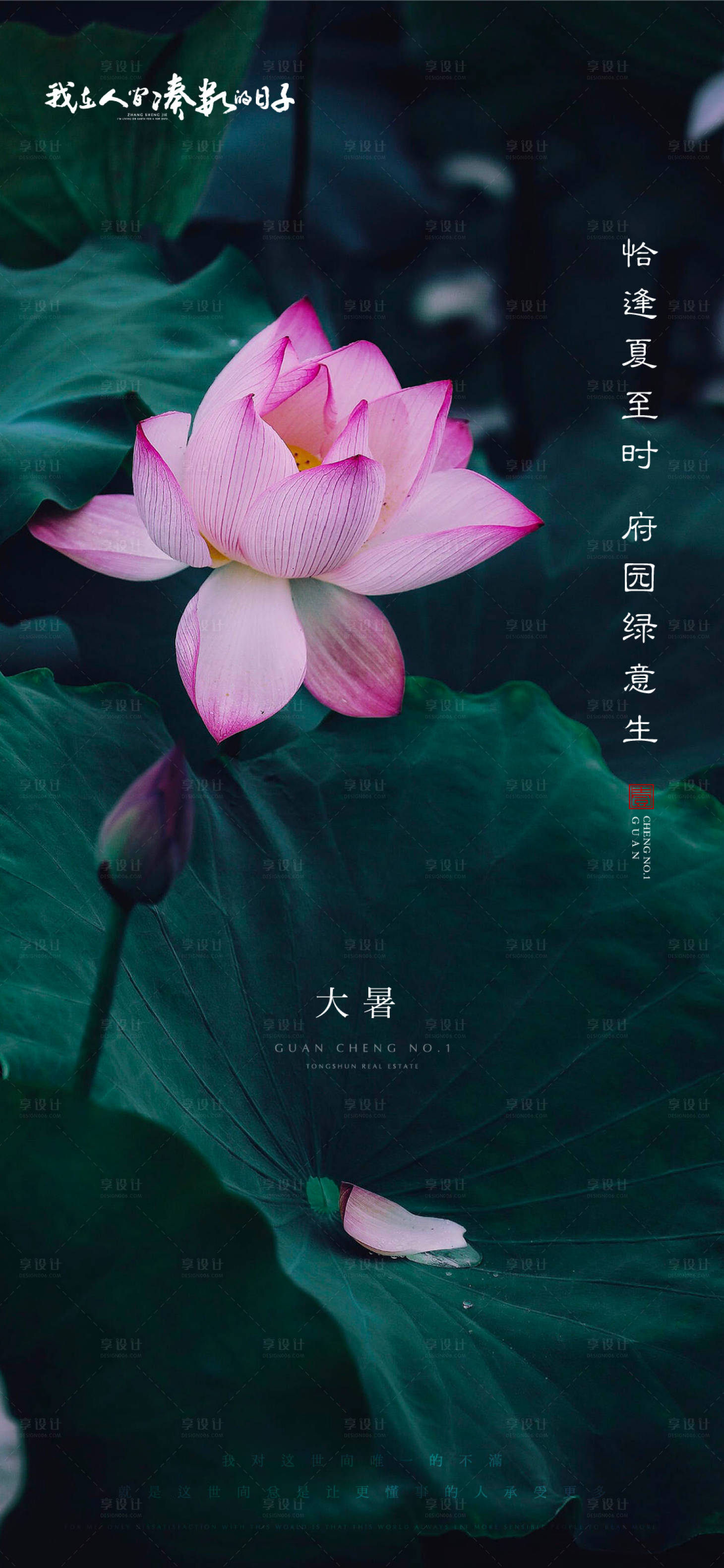 源文件下载【地产大暑节气海报】编号：71920011072389478