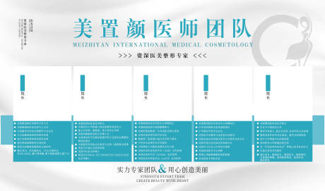 源文件下载【医生介绍海报展板】编号：74380010947996007