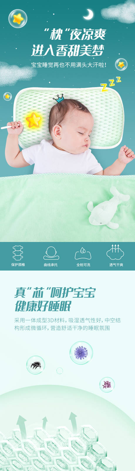 源文件下载【婴儿枕电商详情页】编号：70960011059379723