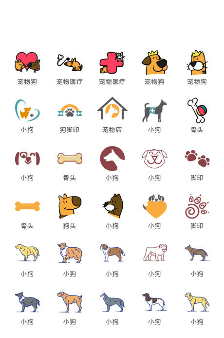 源文件下载【地产宠物常规图标icon】编号：75120010991284843