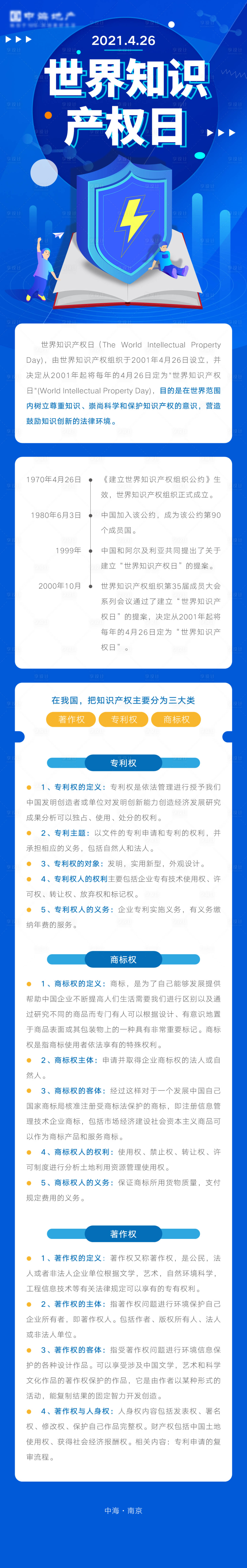 源文件下載【享設(shè)計(jì)】搜索編號：49490010923194398【世界知識產(chǎn)權(quán)日長圖海報(bào)】