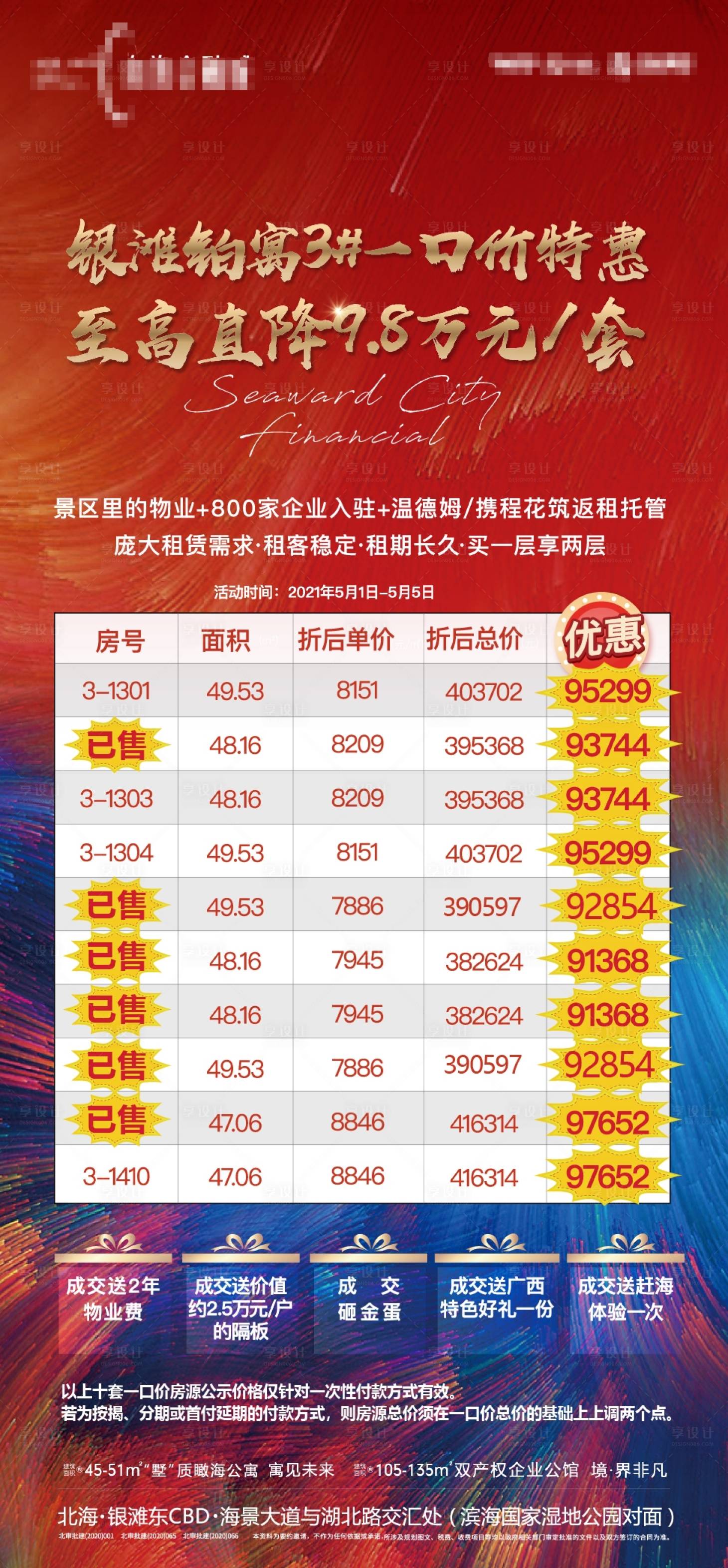 源文件下载【享设计】搜索编号：86270010981665768【房地产特价房海报】