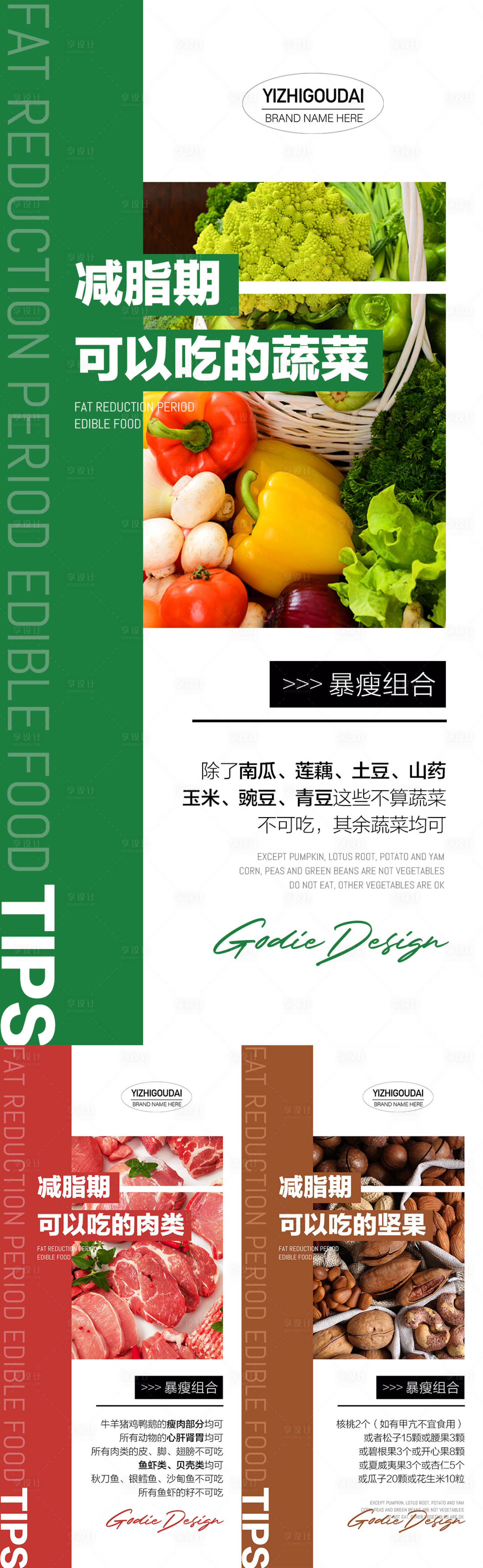 源文件下载【减肥科普小知识海报】编号：59980011237744351