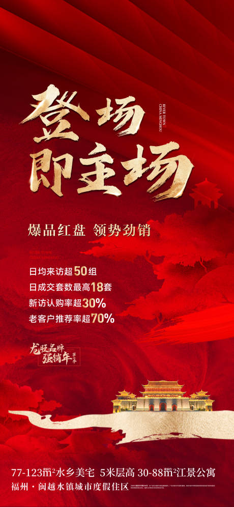 源文件下载【地产热销质感海报】编号：43620010839945528
