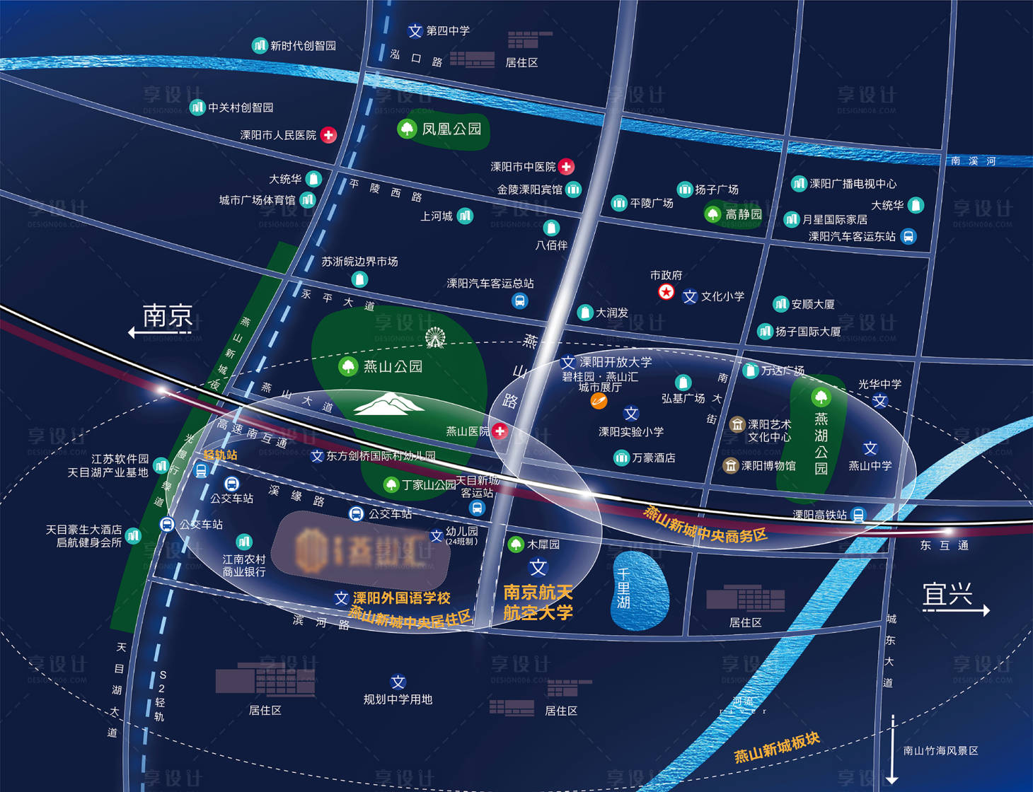 源文件下载【享设计】搜索编号：84490011354414528【区位图】
