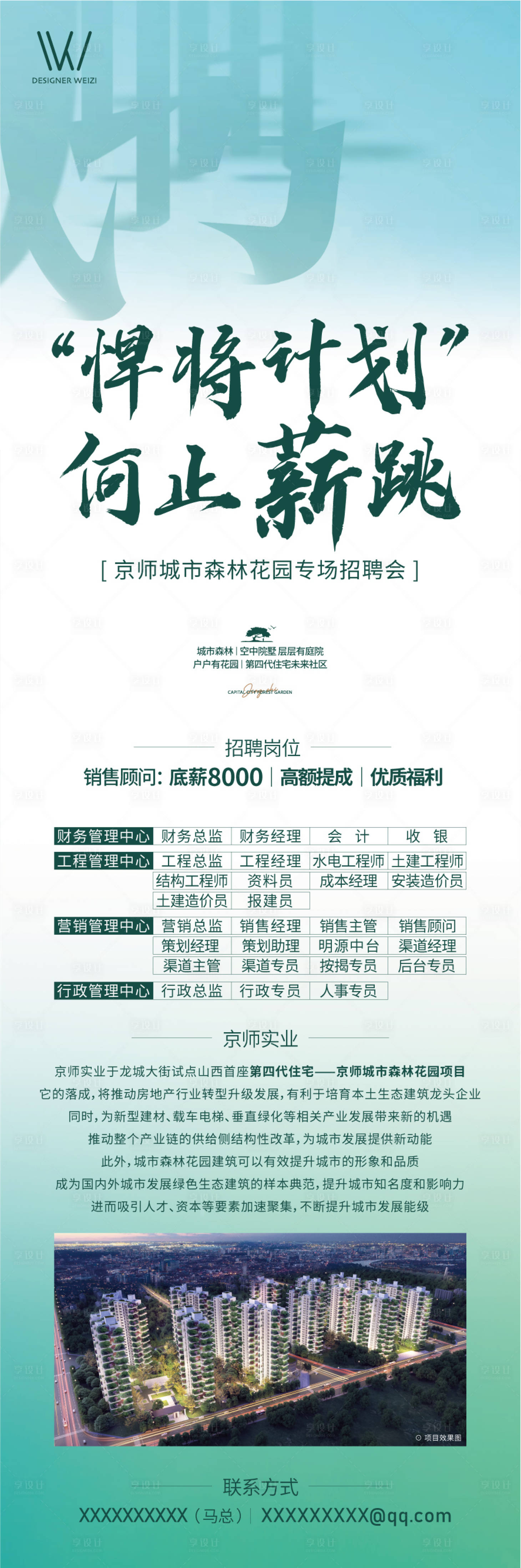 源文件下载【招聘长图】编号：44370010974139072