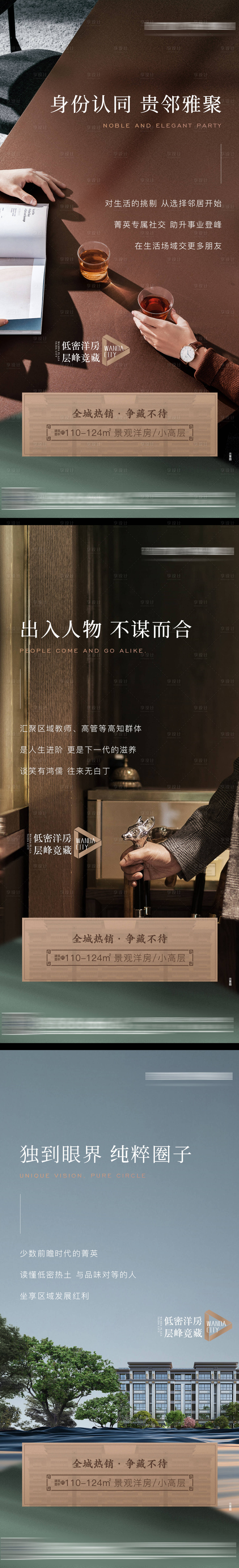 源文件下載【享設計】搜索編號：24160011563387380【洋房圈層系列 】