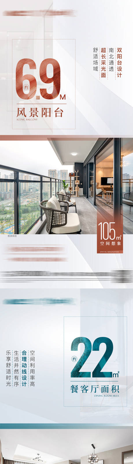 源文件下載【享設計】搜索編號：98860011919154930【地產數字戶型價值點系列海報】