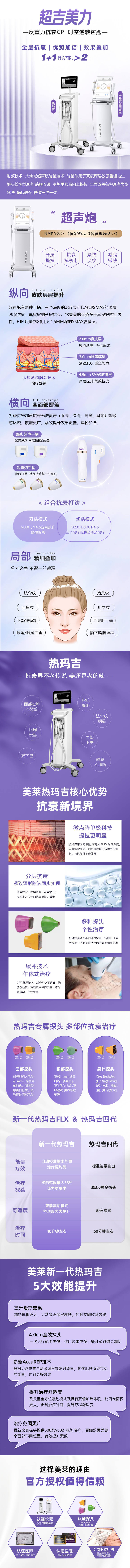 源文件下載【享設計】搜索編號：52400011712198873【醫美超聲炮熱瑪吉詳情頁】