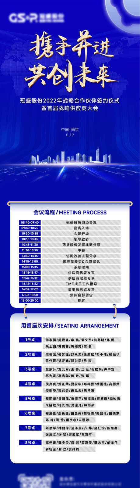 源文件下载【会议流程长图海报】编号：75640011666143311
