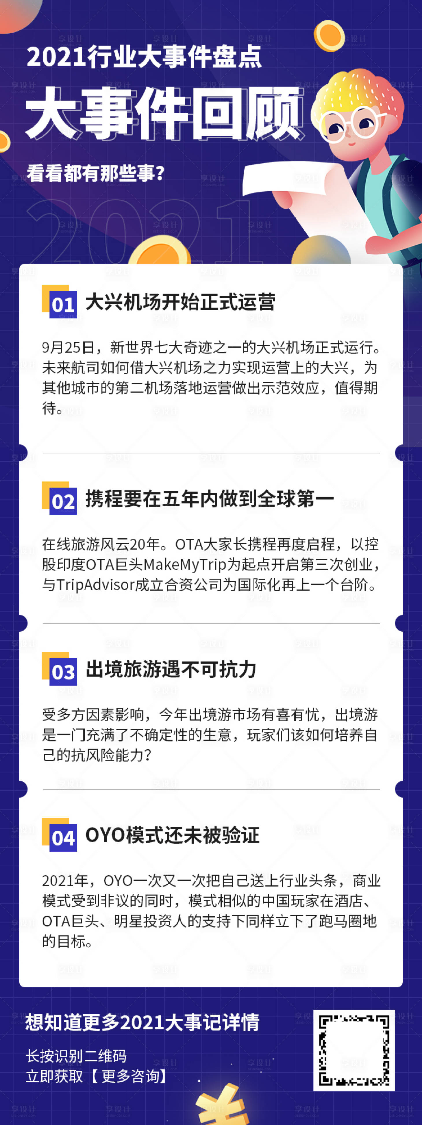 源文件下载【2021年终总结大事件回顾长图海报】编号：72460011929461185