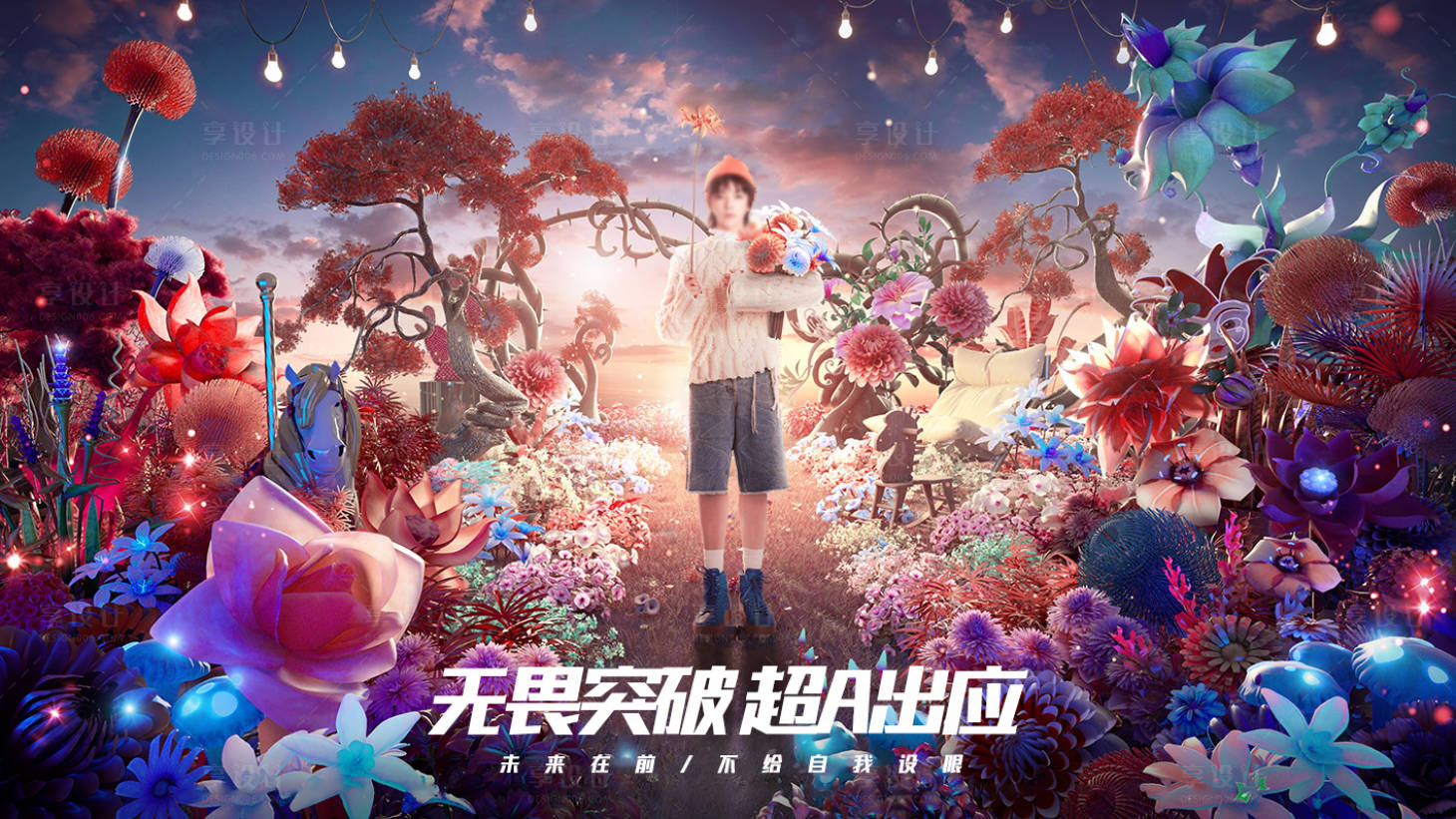 源文件下載【享設(shè)計(jì)】搜索編號(hào)：33390011710249223【神秘秘境唯美花園活動(dòng)海報(bào)】