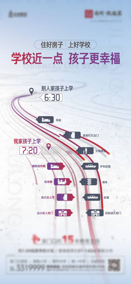 源文件下载【享设计】搜索编号：31100011662957973【学区对比海报】