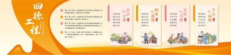 源文件下載【享設(shè)計(jì)】搜索編號(hào)：12470011584511839【四德文化墻背景板】