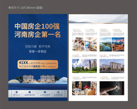 源文件下載【地產(chǎn)中式DM宣傳單】編號：38670011566084666