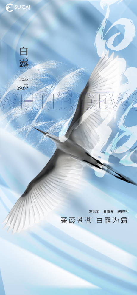 源文件下載【白露海報】編號：15190011968671553