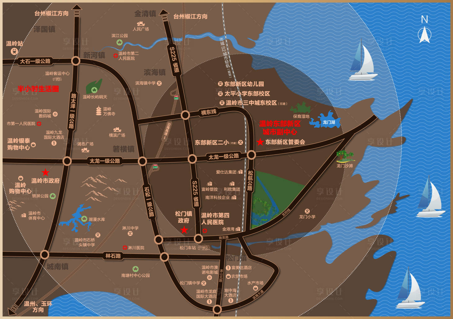 源文件下載【地產項目區位圖海報】編號：91960011616494384
