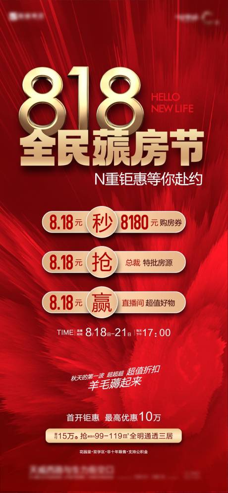 源文件下載【818薅房節海報】編號：11050011649567827