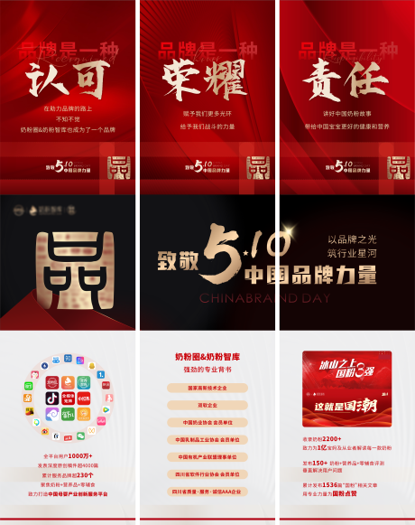源文件下载【地产价值点三宫格红红金系列海报】编号：79300011533091876