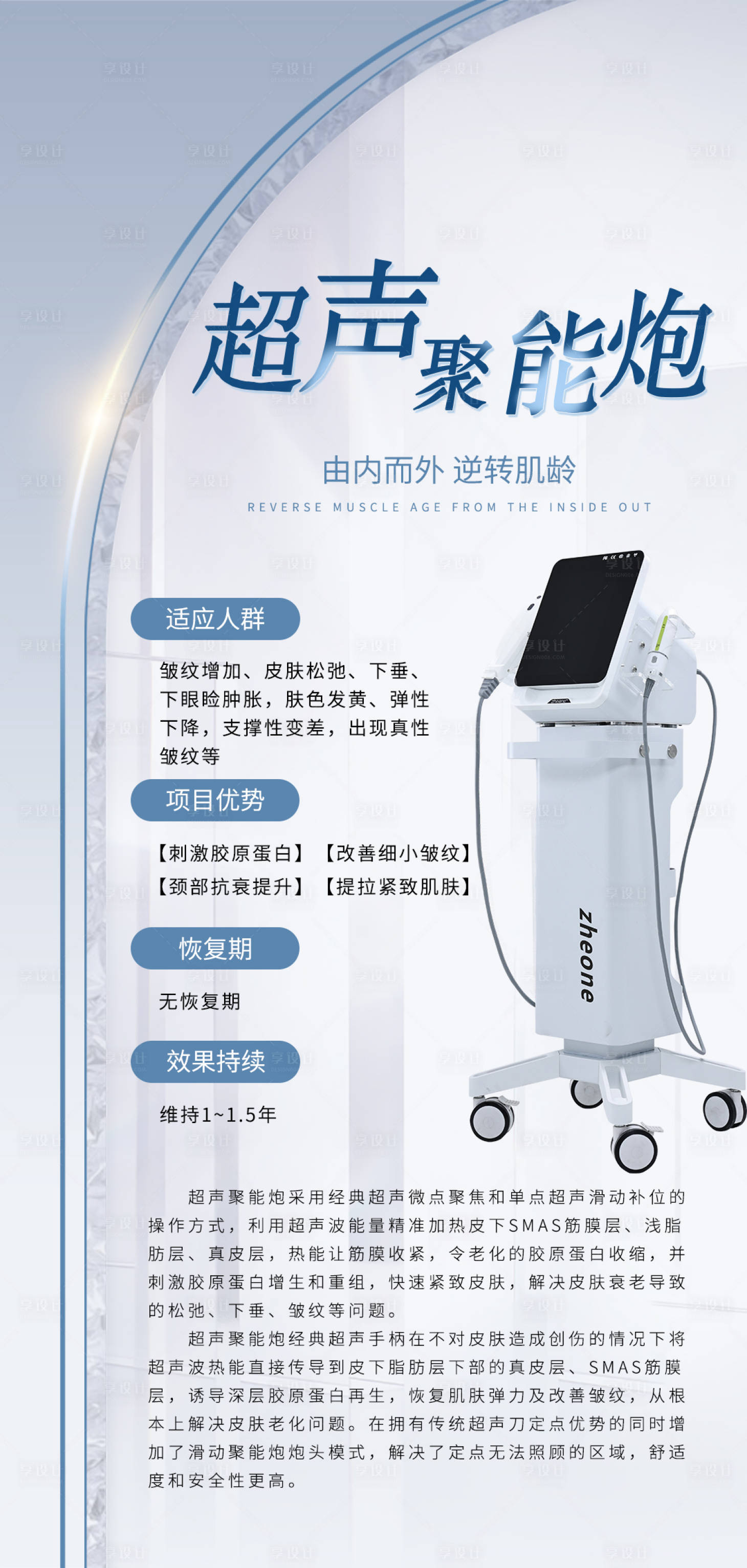 源文件下载【享设计】搜索编号：15170011717222257【超声聚能炮展架】
