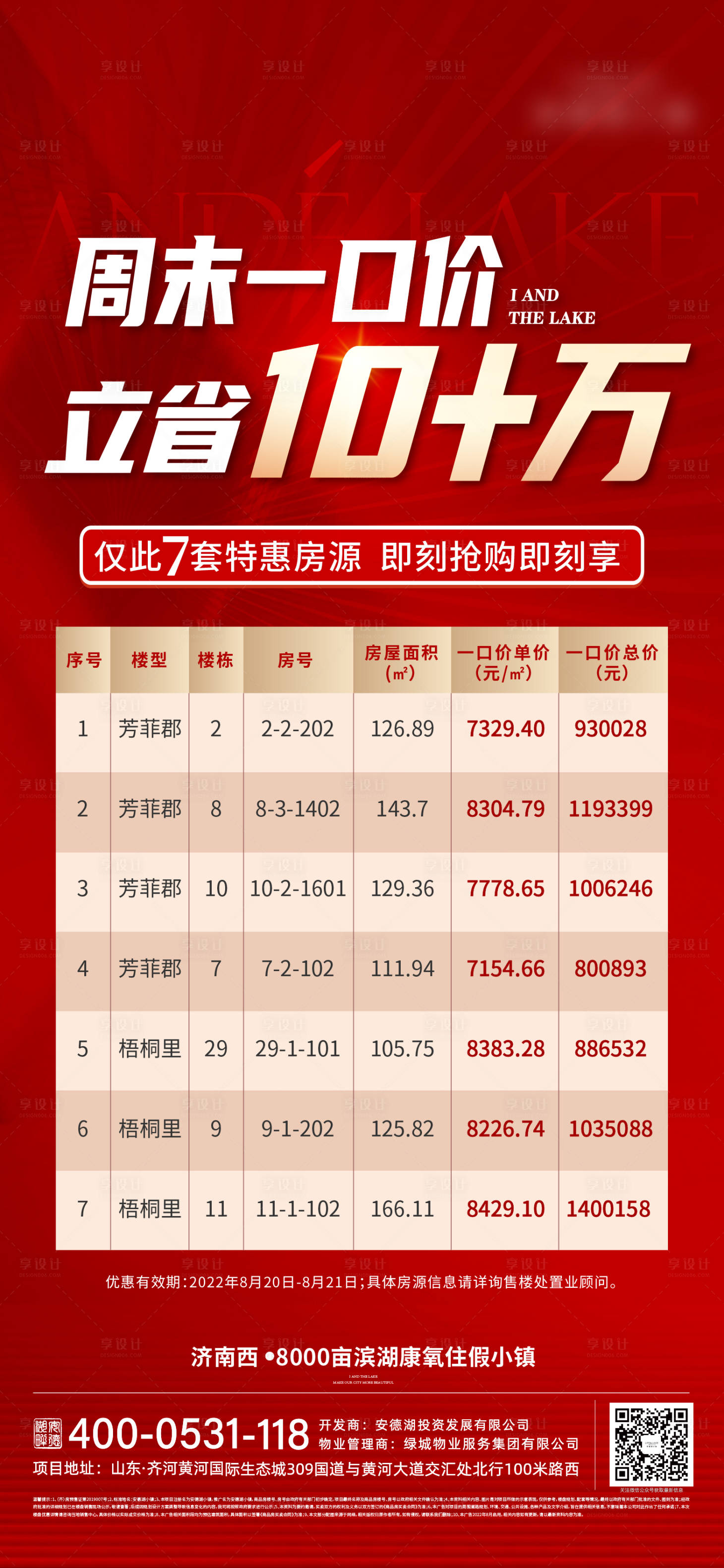 源文件下载【享设计】搜索编号：27540011792161958【地产红色特价房促销海报】