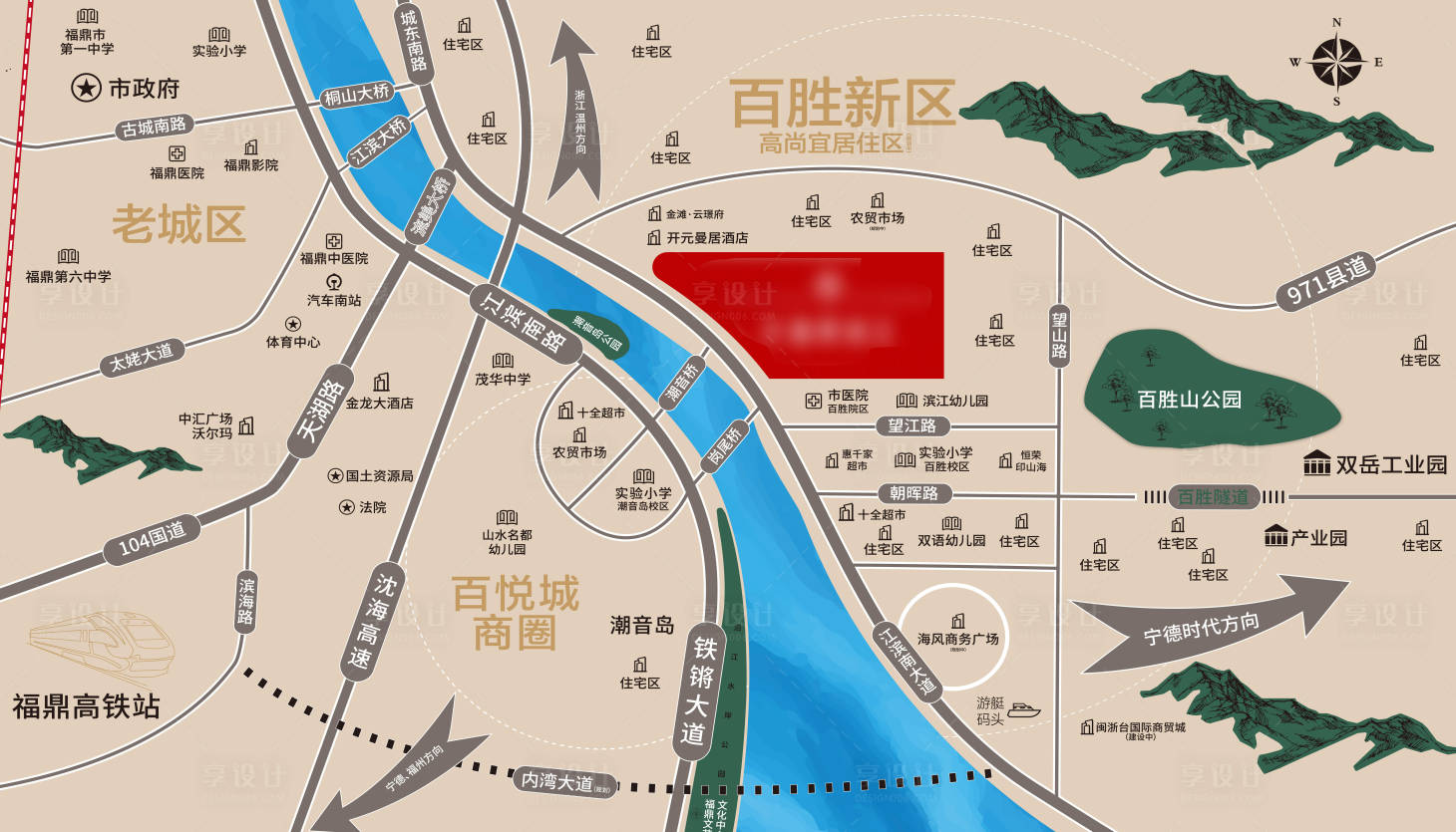 源文件下载【地产项目区位图】编号：71410011719837905