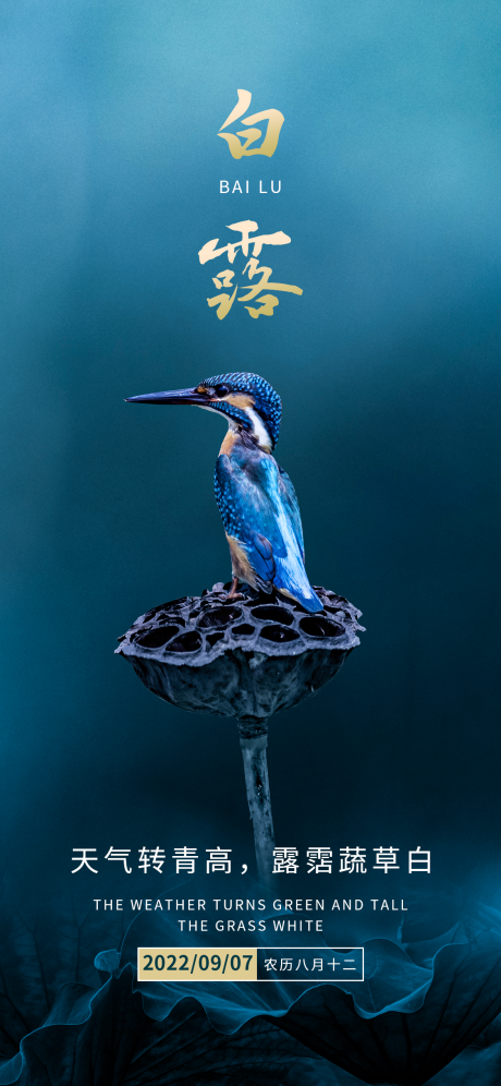 源文件下載【白露節(jié)氣海報】編號：17970011940066458