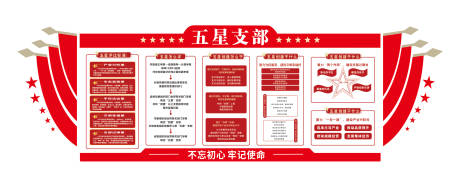 源文件下载【五星党支部形象墙】编号：16790011858432296