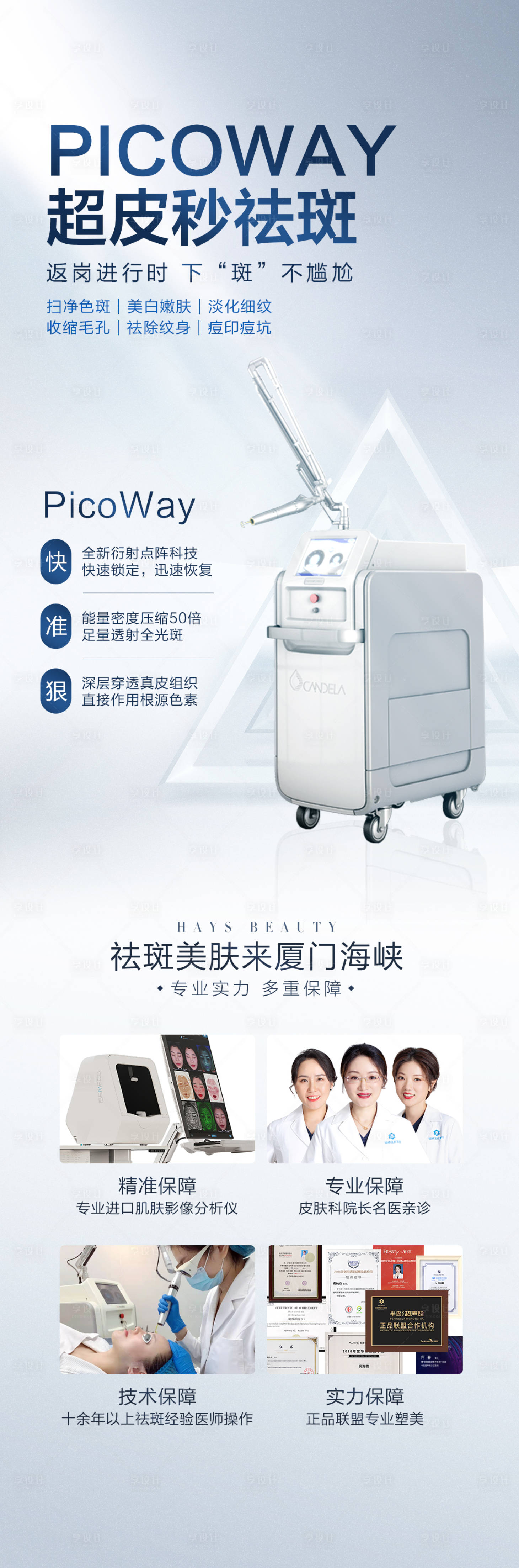 源文件下载【享设计】搜索编号：55310011753832534【超皮秒祛斑海报(TIF用PS打开)】