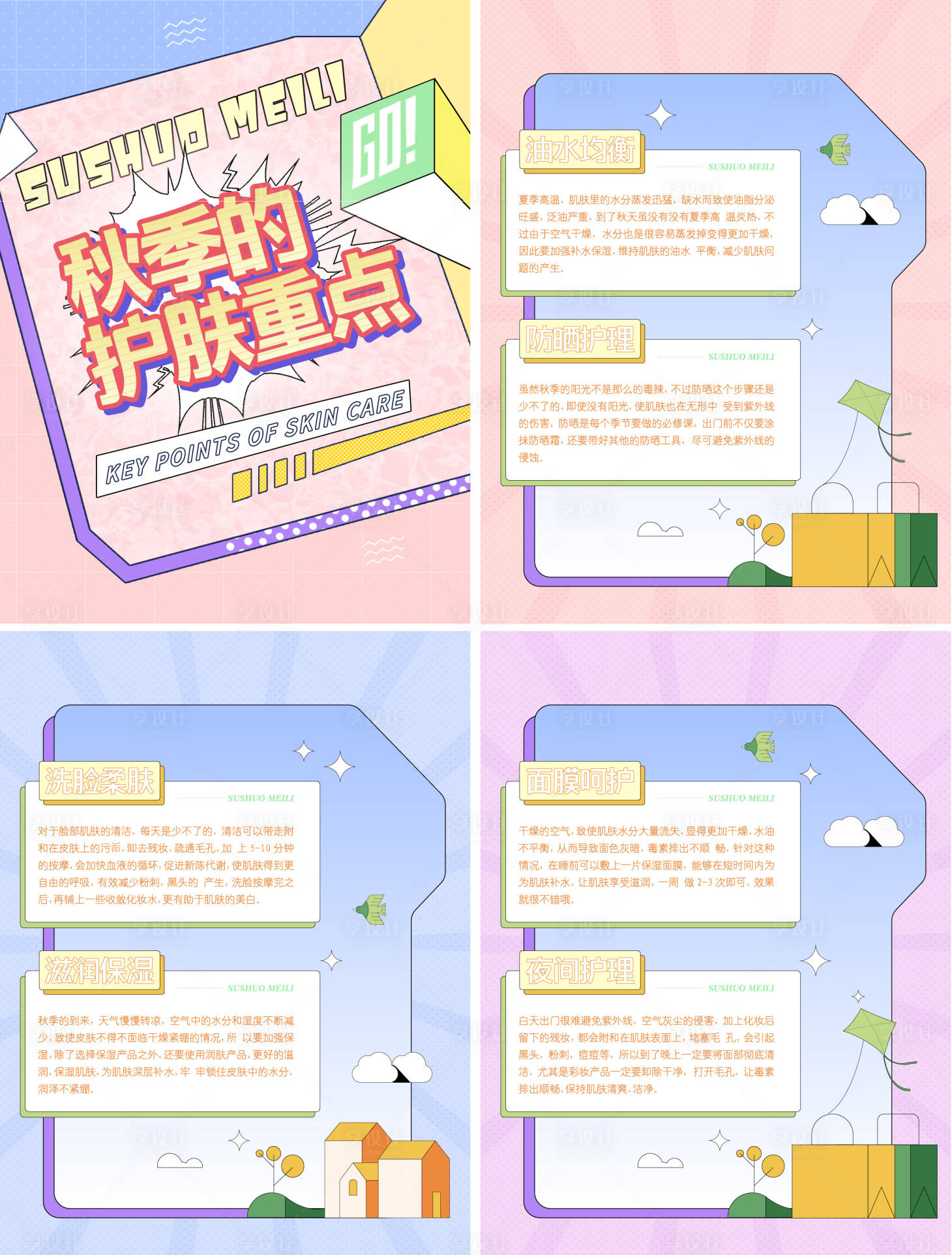 源文件下载【护肤科普小知识海报】编号：31410011610055647