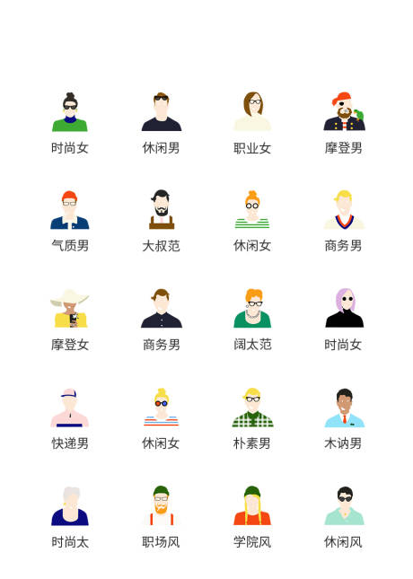 源文件下载【卡通人物职业UI图标】编号：94140011451205798