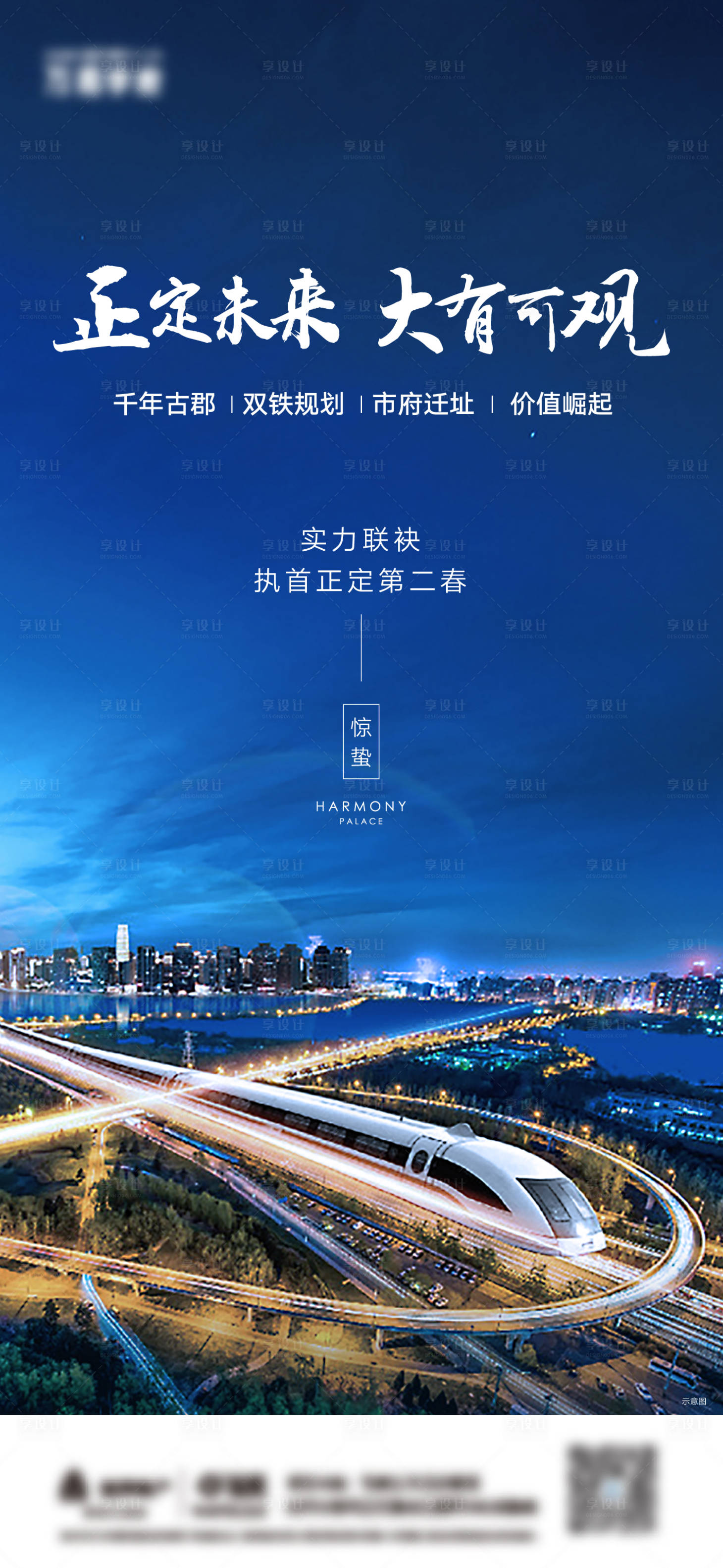 源文件下載【享設計】搜索編號：89840011705425677【城市高鐵價值點海報】