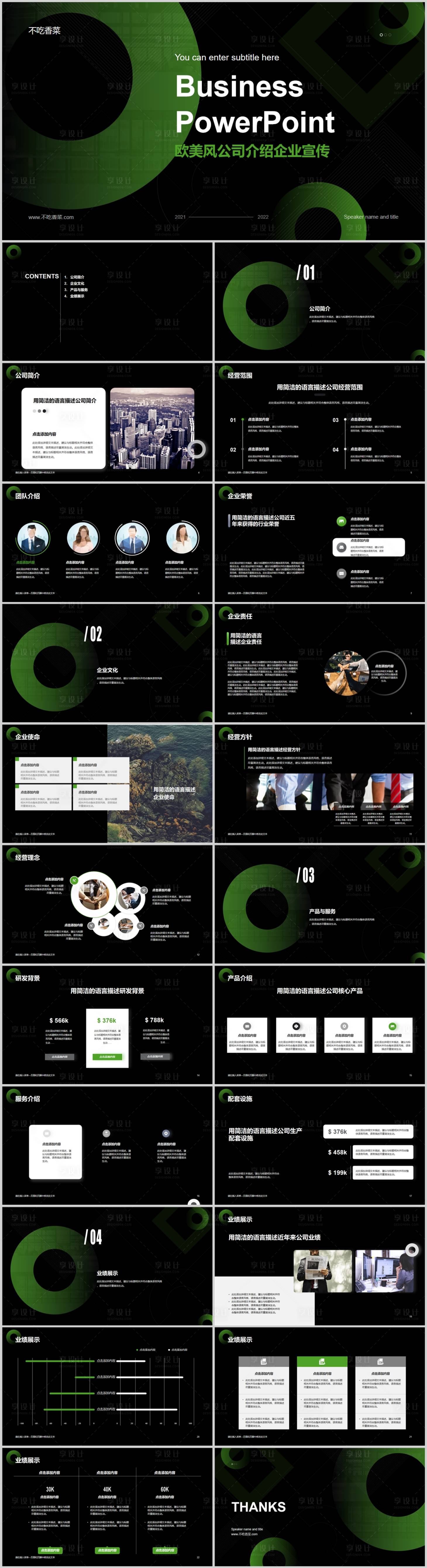源文件下載【享設計】搜索編號：82880011748415779【歐美風動態公司介紹企業宣傳模板】