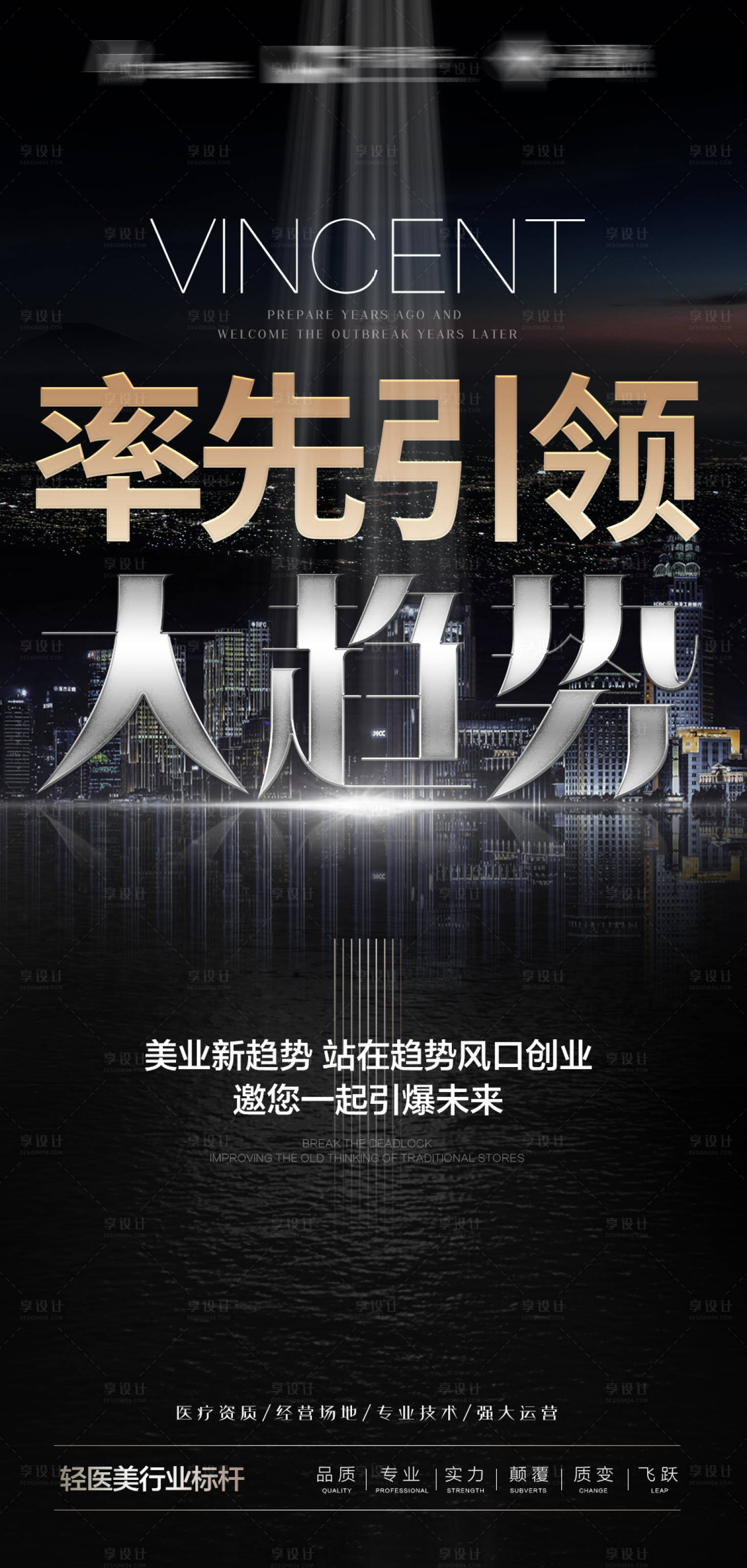 源文件下載【享設計】搜索編號：14500011458189399【招商造勢大字報海報】