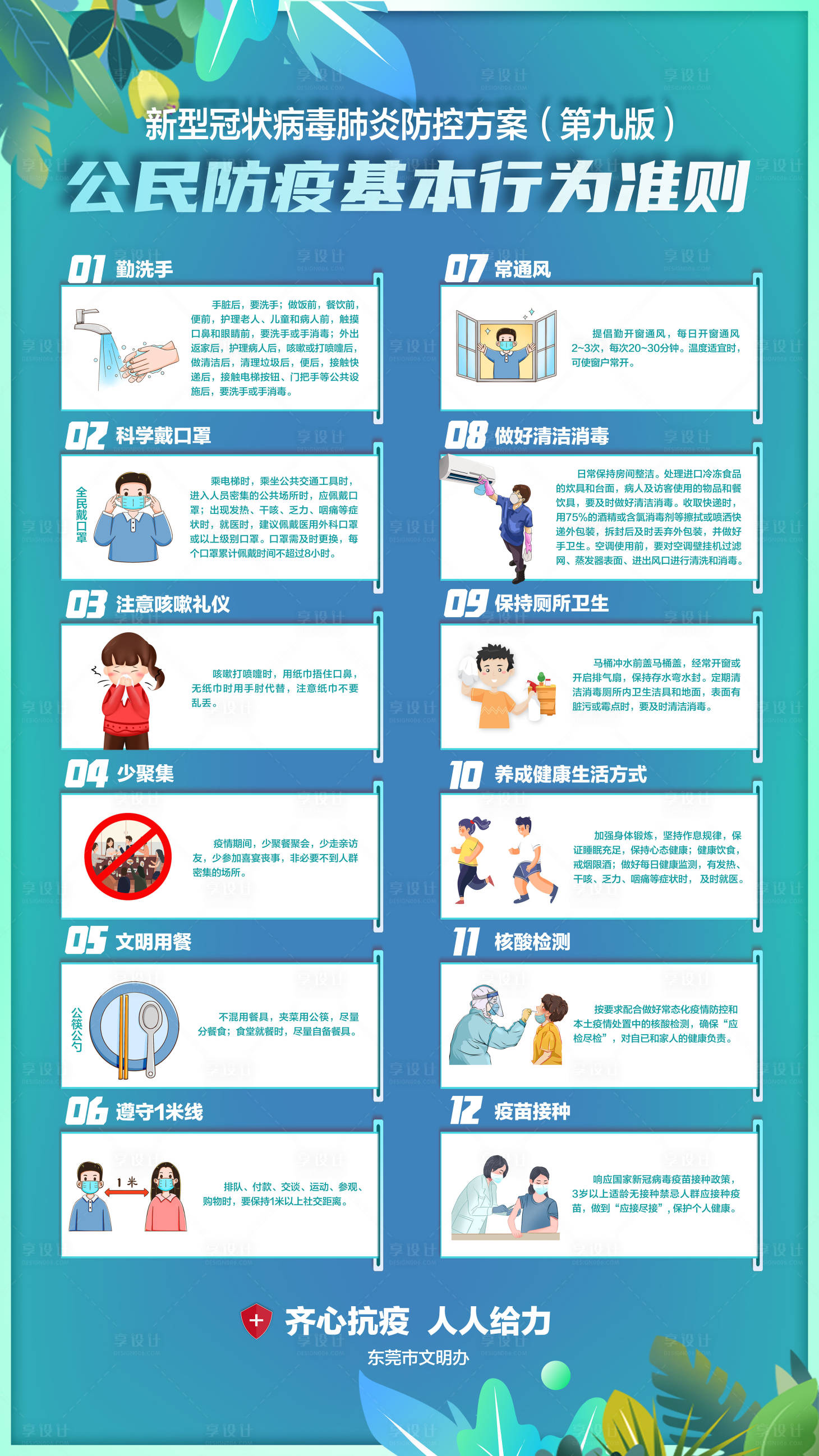 源文件下载【公民防疫基本行为准则】编号：40460011567306908