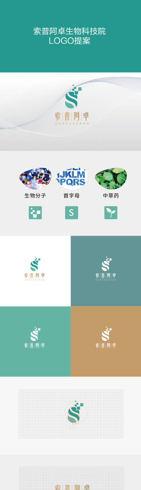 源文件下載【生物科技logo提案VI設計】編號：78190011747492451