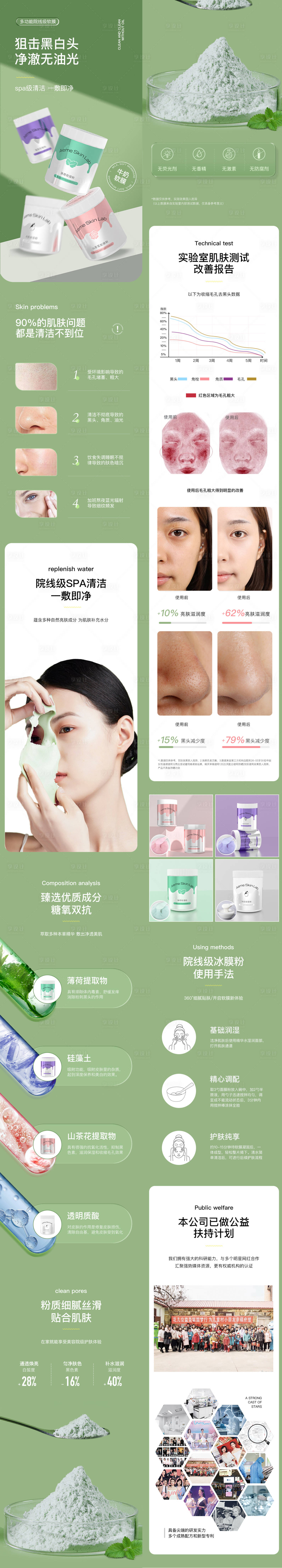 源文件下载【护肤品面膜详情页首页长图】编号：57420011812927281