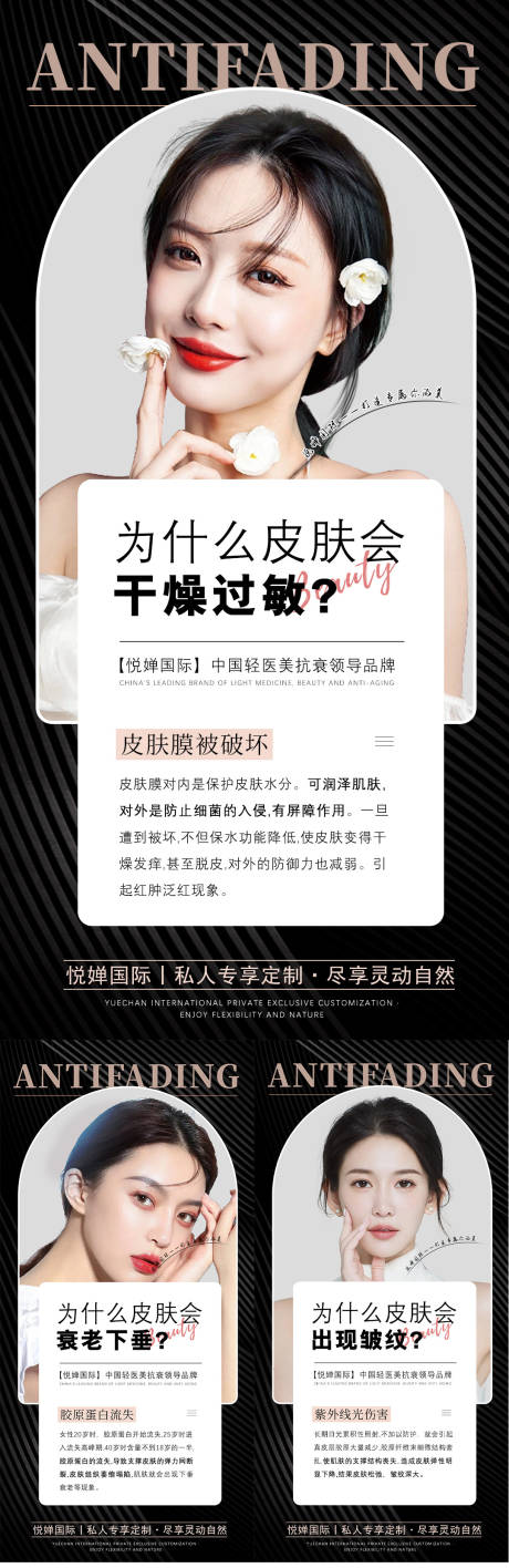 源文件下载【护肤管理美容抗衰海报 】编号：78910011416309101