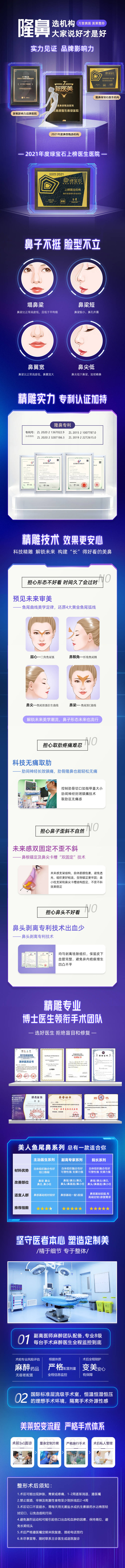 源文件下載【享設(shè)計】搜索編號：88450011417008598【醫(yī)美鼻部整形電商詳情頁】