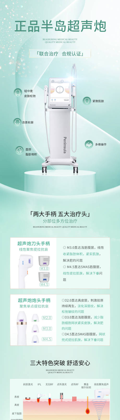 源文件下載【超聲炮抗衰儀器詳情頁】編號：36340011413301006