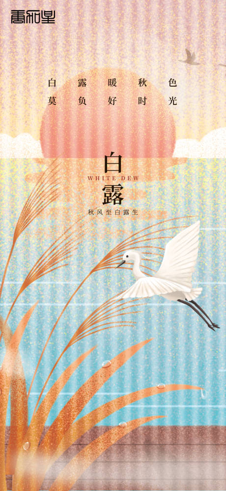 源文件下载【创意白露节气海报】编号：29680011804579576