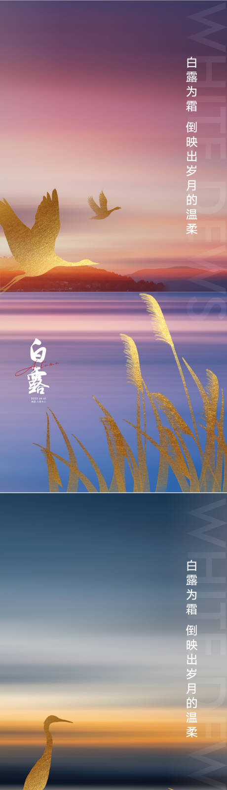 源文件下載【享設計】搜索編號：34240011495232340【白露海報】