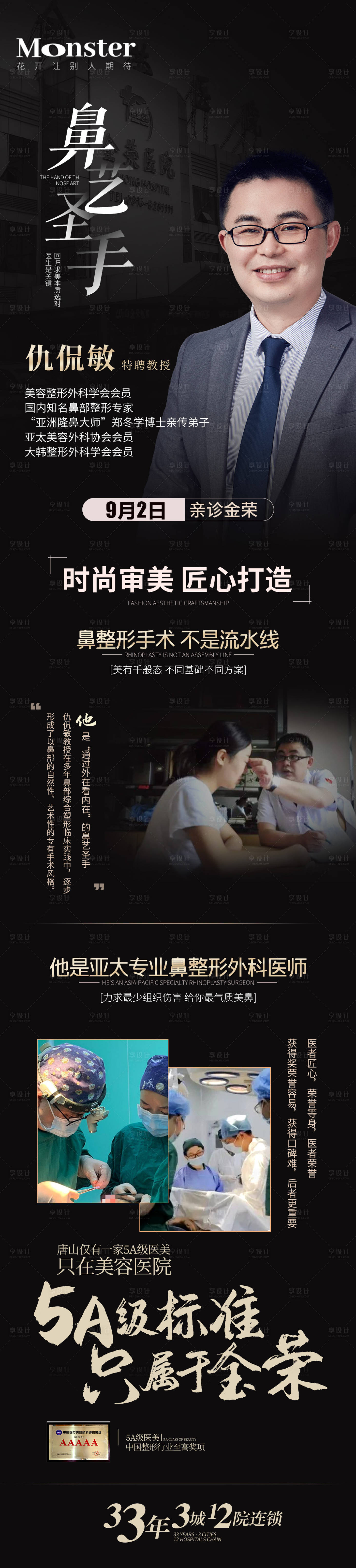 源文件下载【享设计】搜索编号：62200011947008678【医美专家介绍专题】