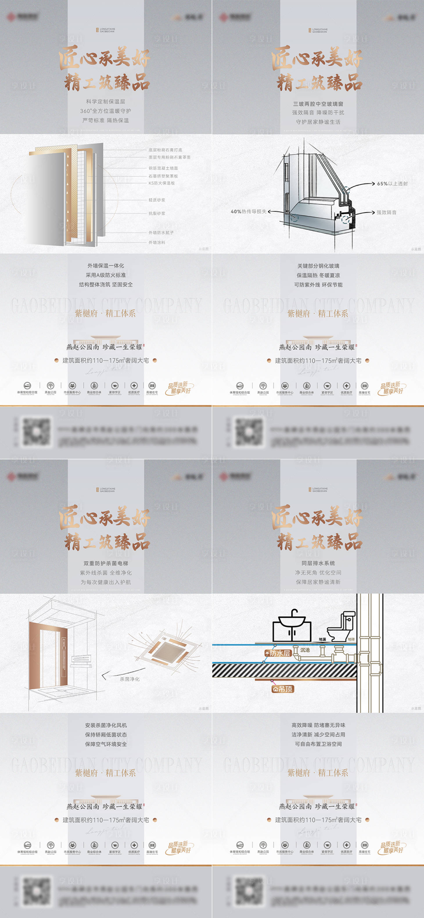 源文件下載【享設計】搜索編號：34290011742542757【地產匠心精工系列海報】