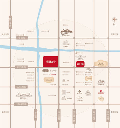 源文件下载【慈溪地产项目区位图】编号：93640011609549241