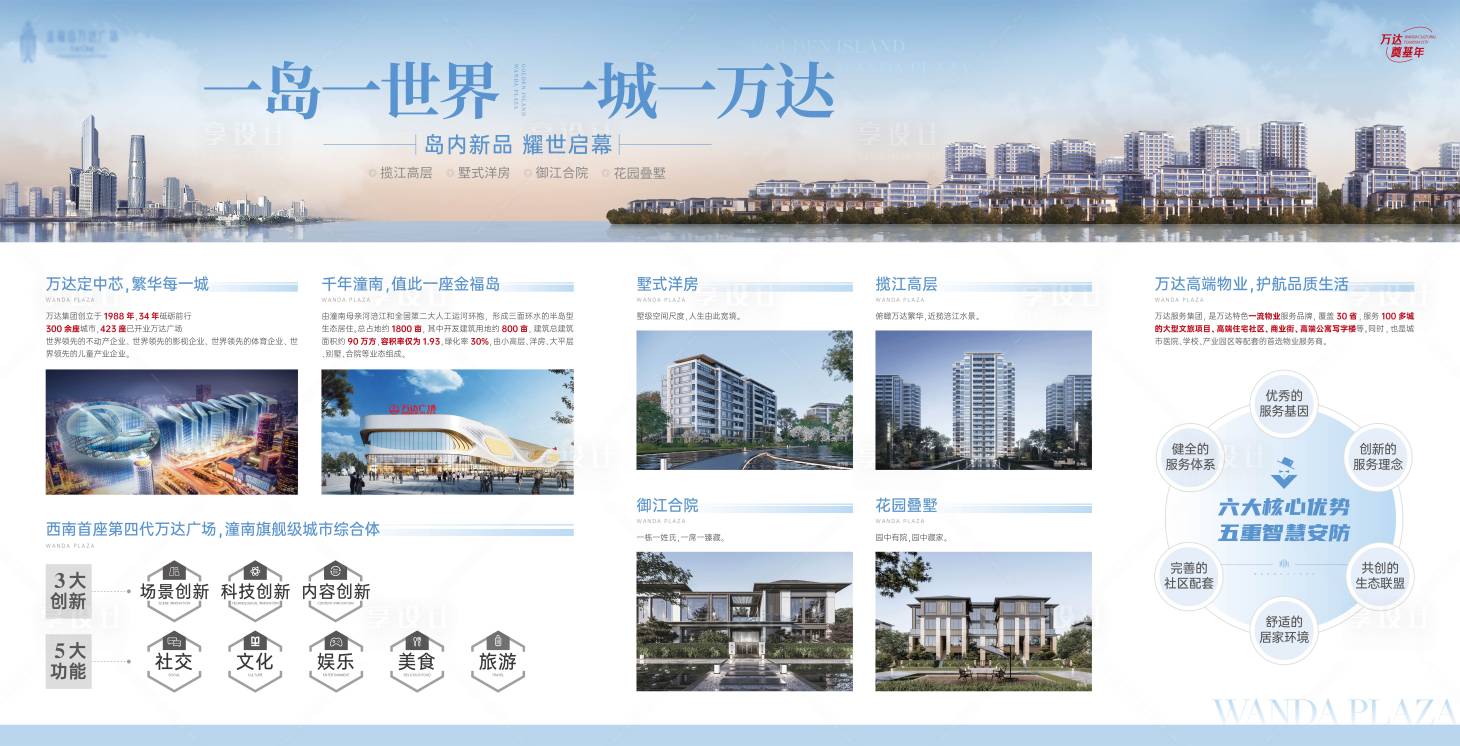 源文件下載【享設計】搜索編號：90820011688702177【地產燈箱價值點海報】