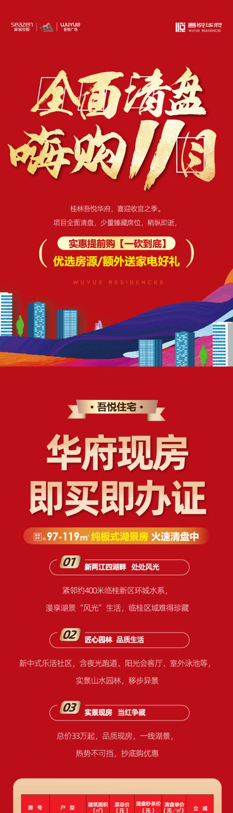 源文件下载【享设计】搜索编号：48580011791885394【地产清盘活动长图专题设计】