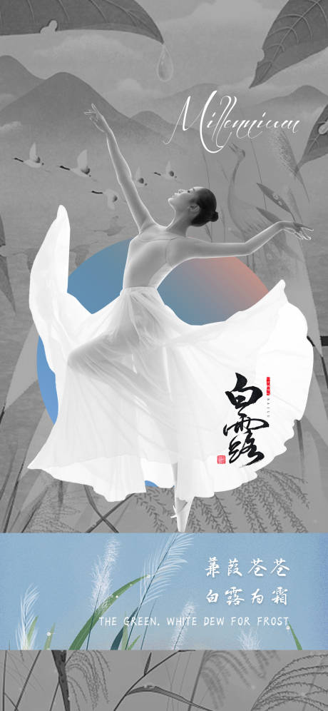 源文件下载【医美白露宣传海报】编号：98550011877807424