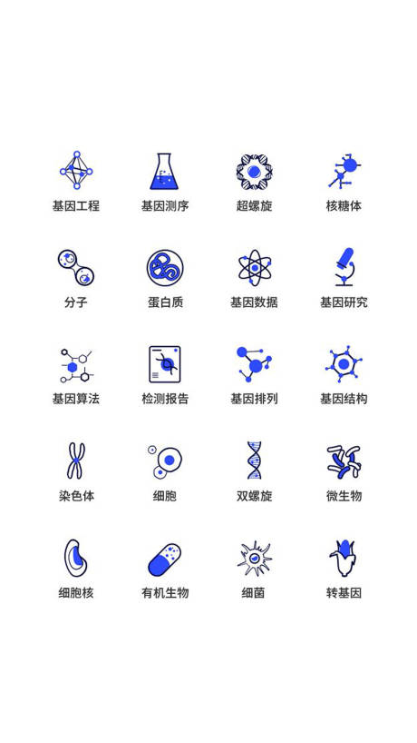 源文件下载【生物科技类UI图标】编号：20220804003557325