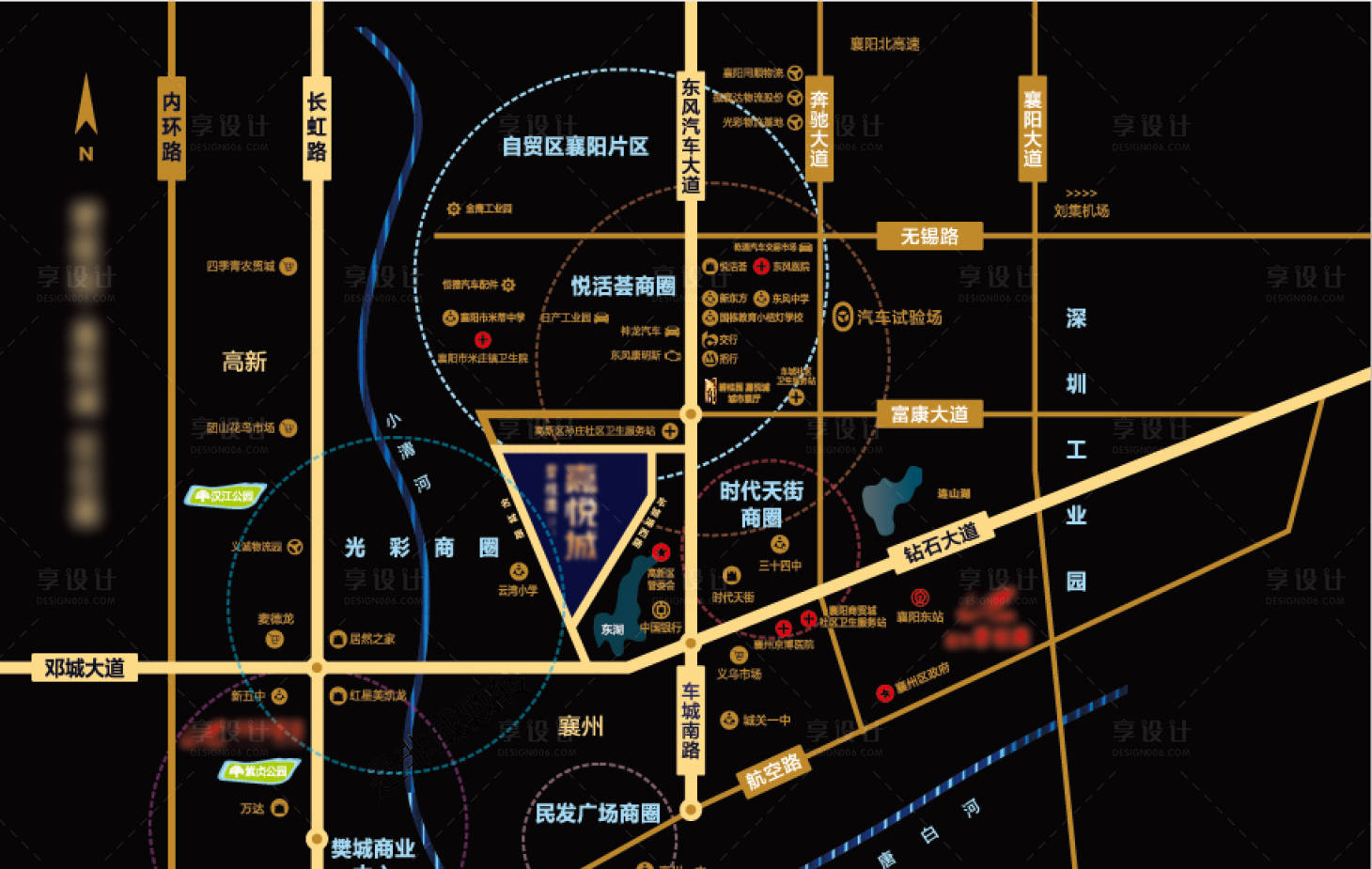 源文件下载【享设计】搜索编号：70590011656493900【地产城市区位图规划】